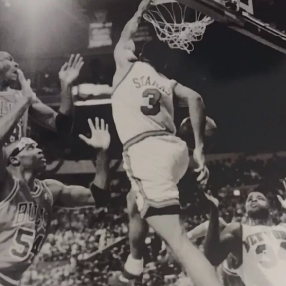 JOHN STARKS KNICKS DUNK💥 ON JORDAN & THE BULLS 8.5x11 GLOSSY POSTER BUNDLE SET! - Picture 11 of 11